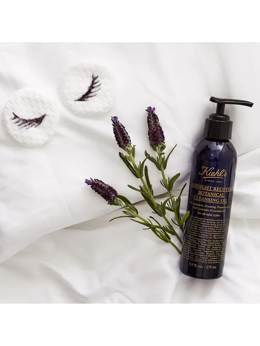 Гидрофильное масло Kiehl's — Since 1851 Очищающее масло Midnight Recovery Botanical Cleansing Oil — изображение 4 из 6