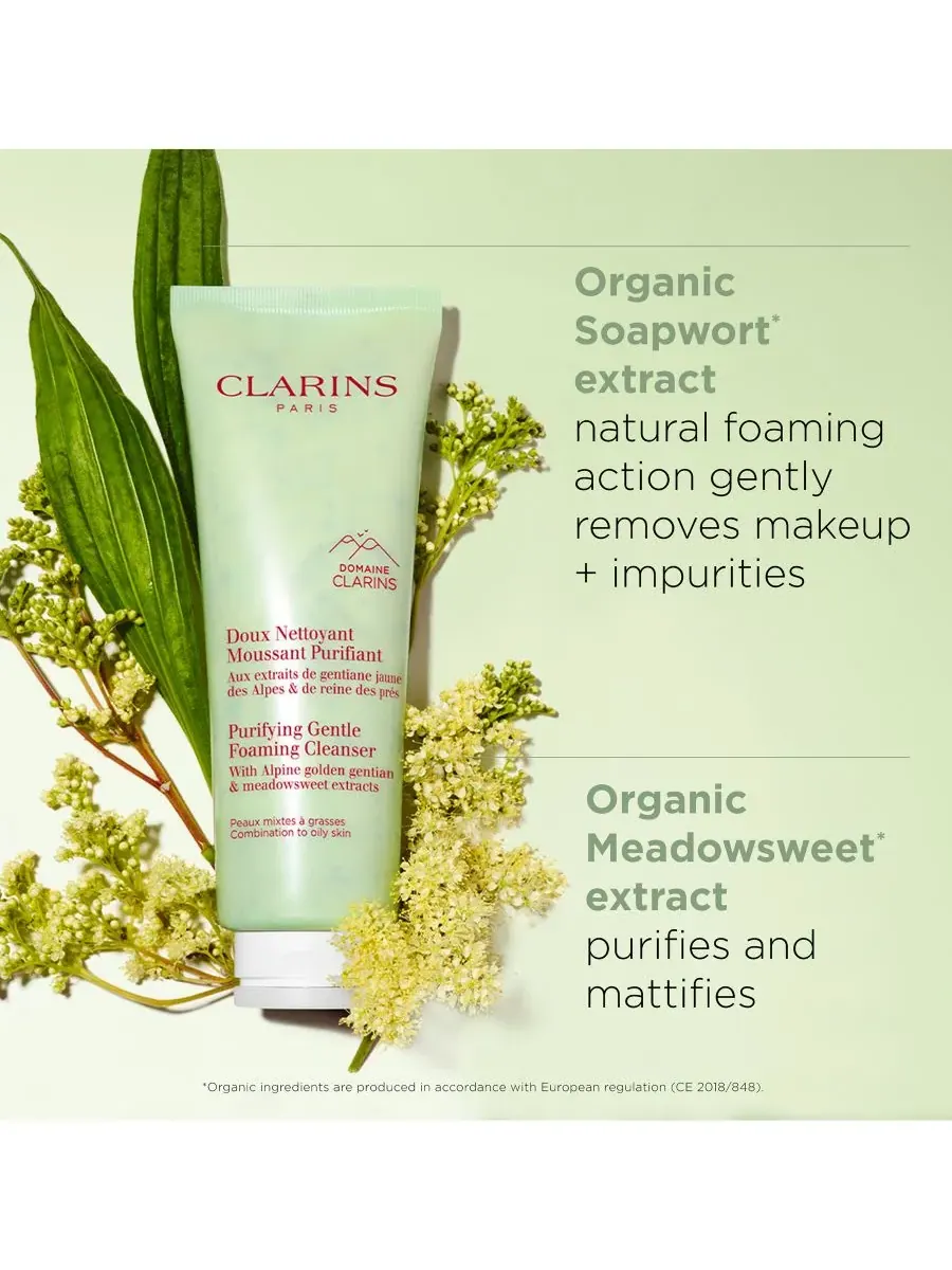 Пенка для умывания Clarins — Очищающая пенящаяся лица, 120 мл — изображение 3 из 10
