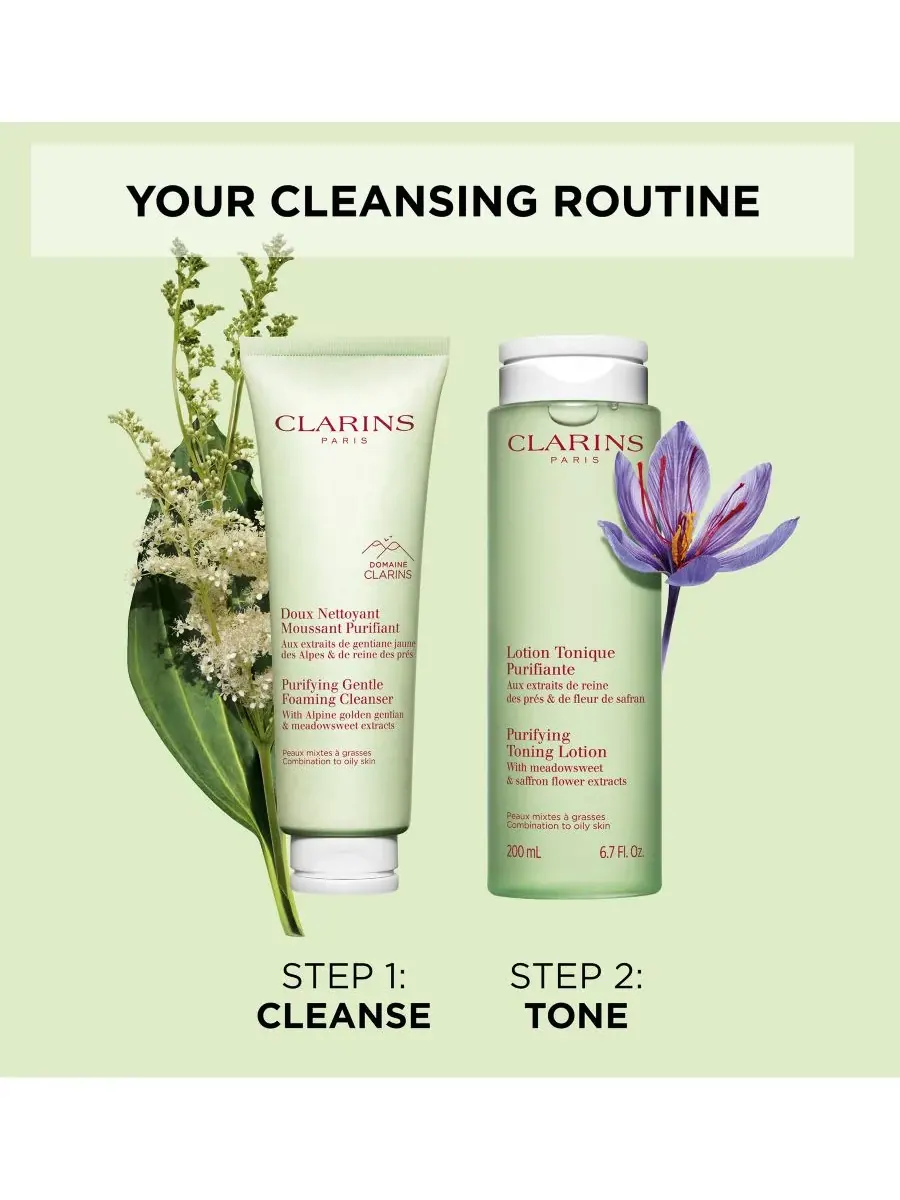 Пенка для умывания Clarins — Очищающая пенящаяся лица, 120 мл — изображение 9 из 10