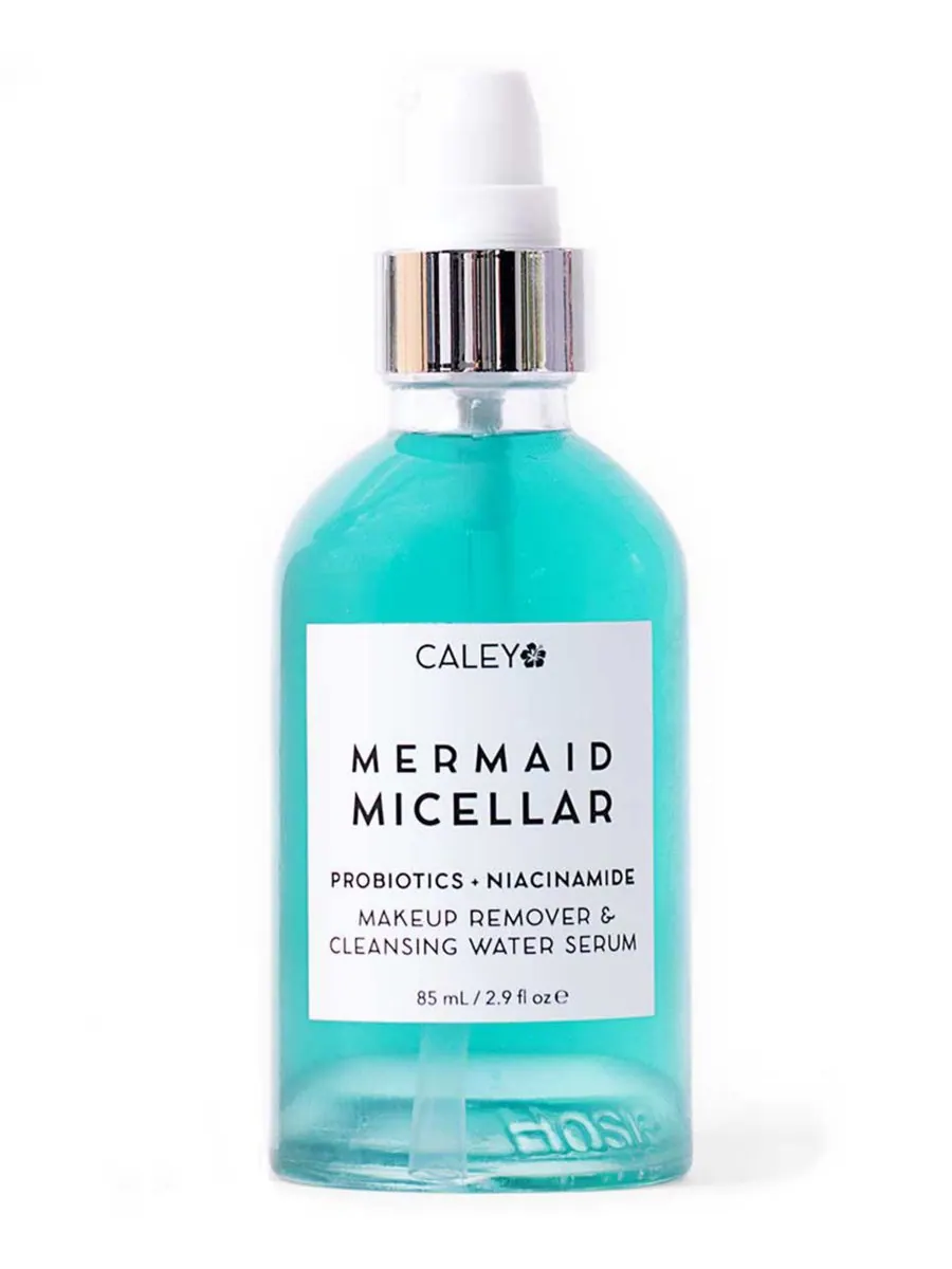 Мицеллярная вода Caley Cosmetics — Мицеллярная очищающая Mermaid, , цвет aqua, 75 мл — голубой