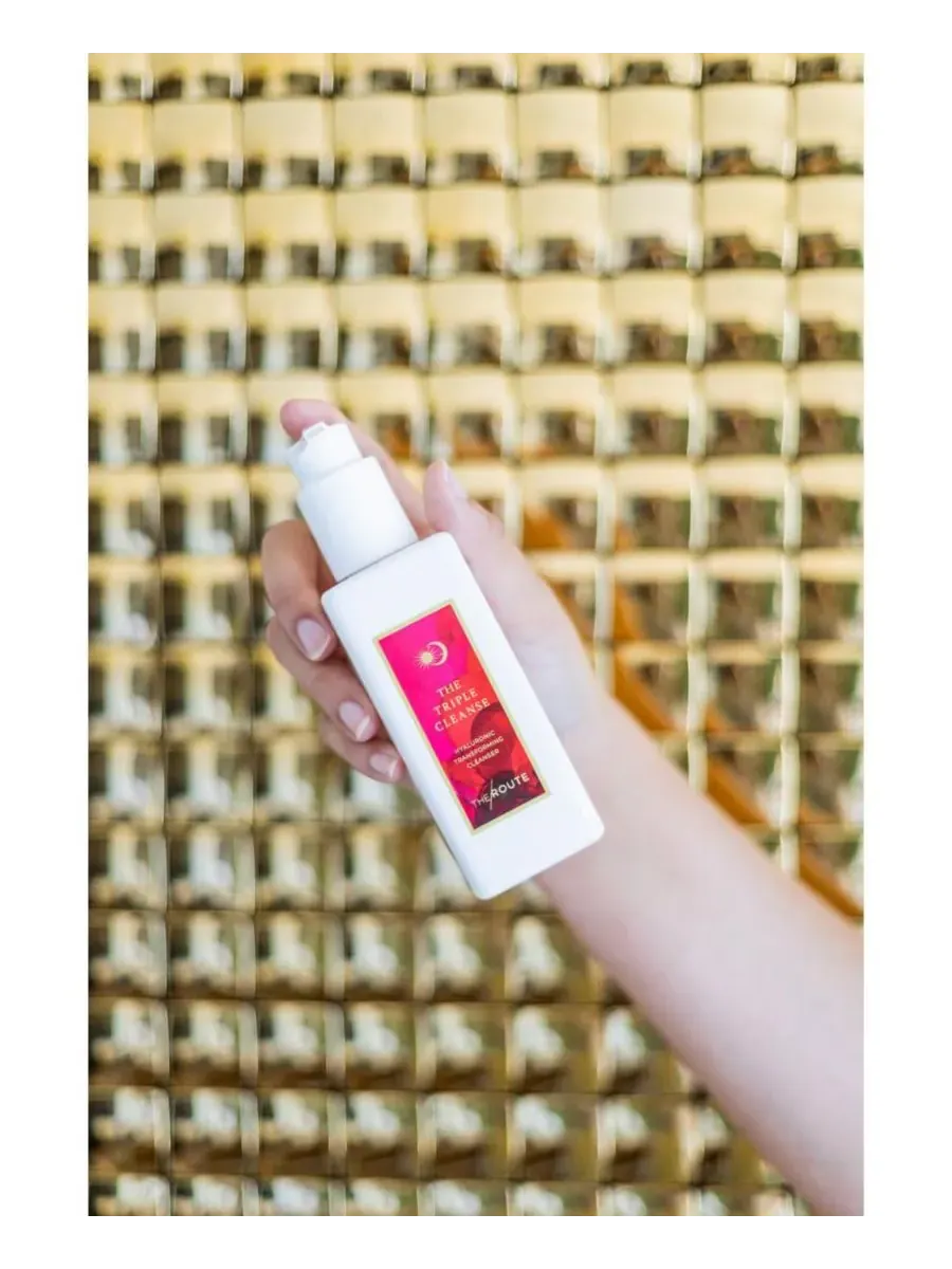 Крем для лица SPF THE ROUTE BEAUTY Тройное очищение - Средство для умывания 3 в, /,0 жидких унций — изображение 3 из 5