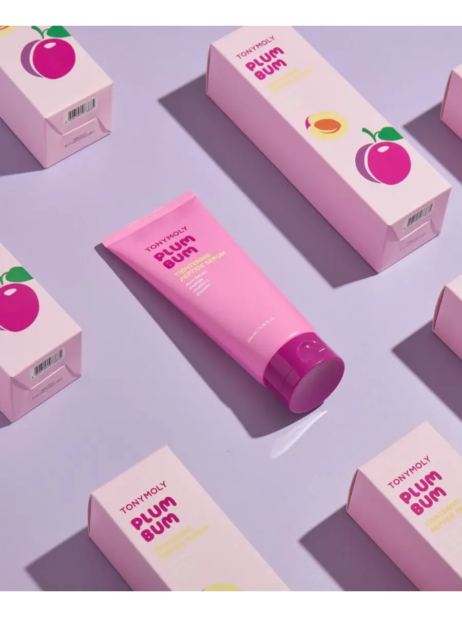 Сыворотка TONYMOLY — Для подтяжки ягодиц Plum Bum Tightening Peptide Serum, 200 мл — изображение 2 из 5