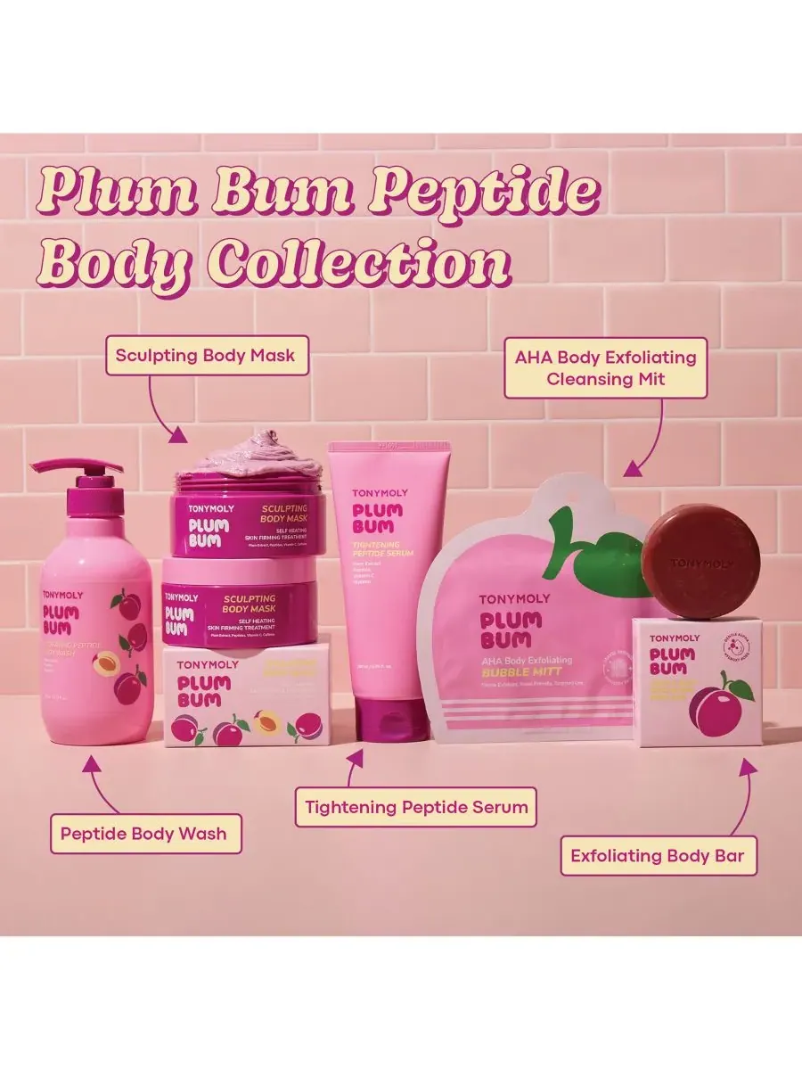 Сыворотка TONYMOLY — Для подтяжки ягодиц Plum Bum Tightening Peptide Serum, 200 мл — изображение 5 из 5