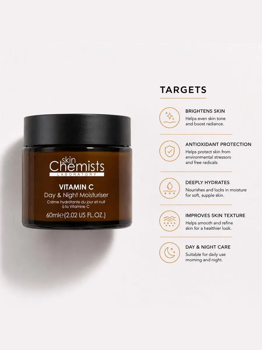 Ночной увлажняющий крем с витамином C, 60 мл skinChemists — изображение 6 из 6