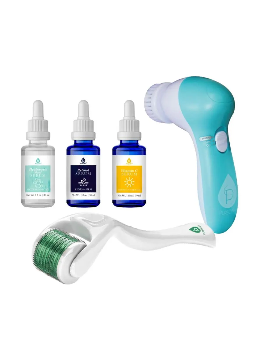 Набор для ухода за кожей Radiant Glow - глубокое очищение, антивозрастной уход и обновление кожи