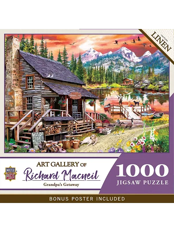 Галерея шедевров - пазл из 1000 деталей "Побег дедушки" Masterpieces Puzzles