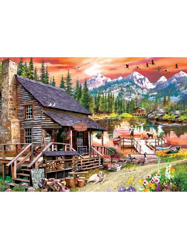 Галерея шедевров - пазл из 1000 деталей "Побег дедушки" Masterpieces Puzzles — изображение 2 из 3