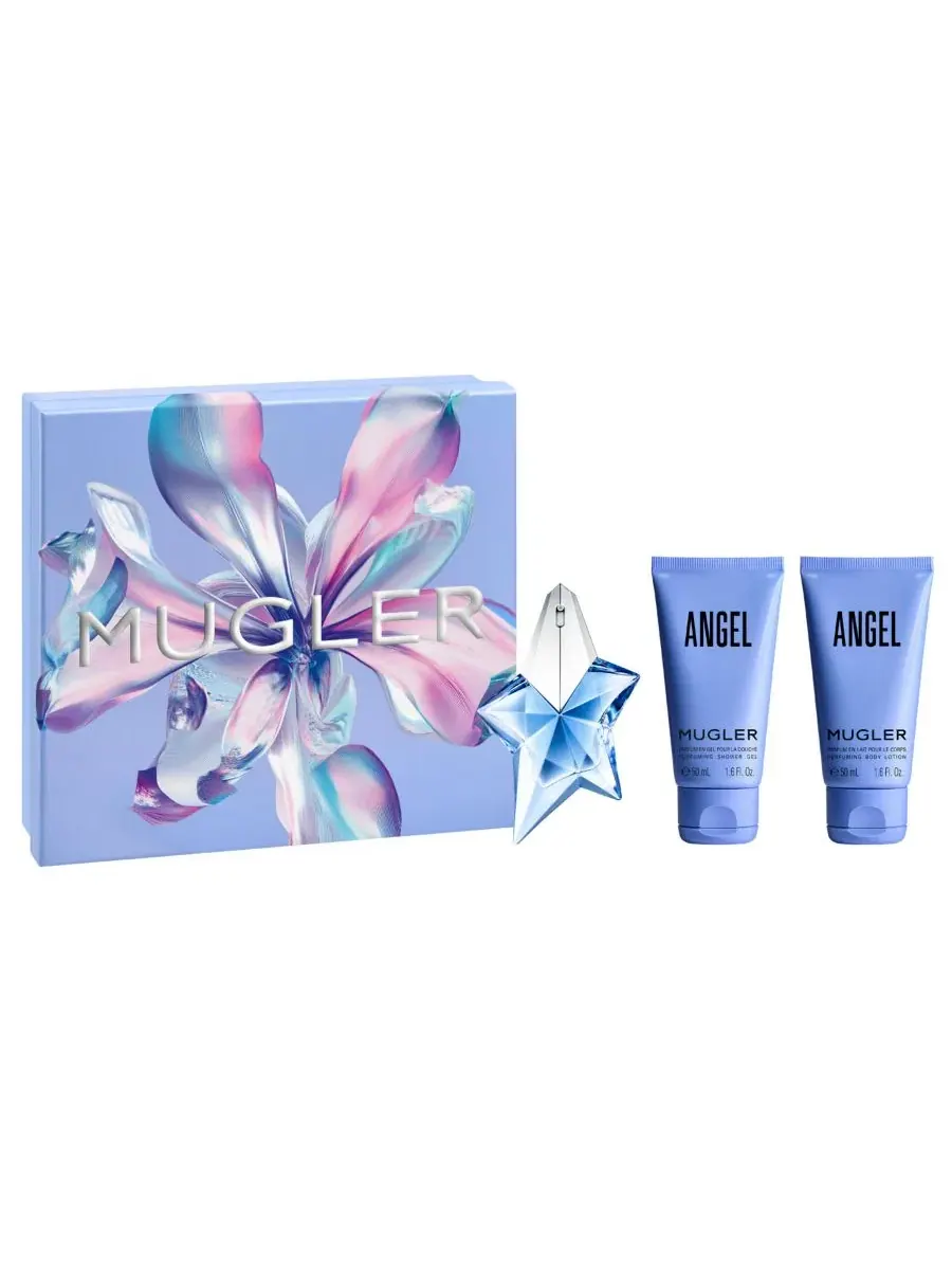 Набор парфюмерии Angel Eau de Parfum, 25 мл, с лосьоном и гелем для душа Mugler — мульти