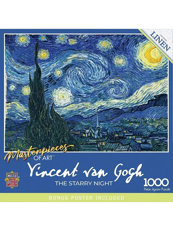 Шедевры искусства - пазл "Звездная ночь" из 1000 деталей Masterpieces Puzzles
