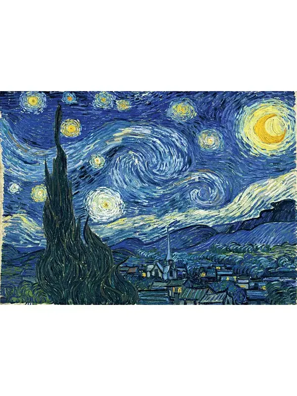 Шедевры искусства - пазл "Звездная ночь" из 1000 деталей Masterpieces Puzzles — изображение 2 из 3