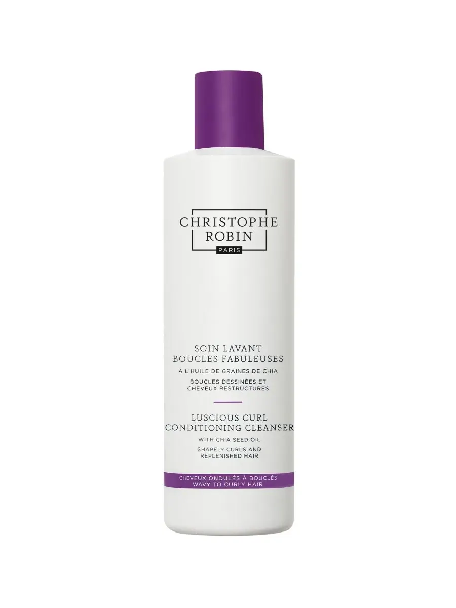Christophe Robin Очищающий кондиционер для кудрявых волос Luscious Curl с маслом семян чиа, 240 мл — мульти