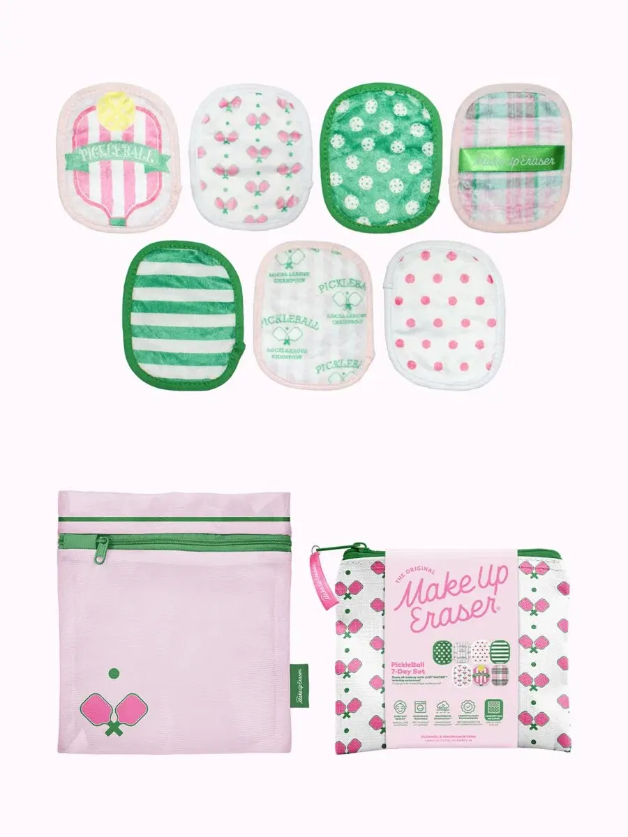 Набор Makeup Eraser — Многоразовых салфеток для снятия макияжа для игры в пиклбол (9 шт.)