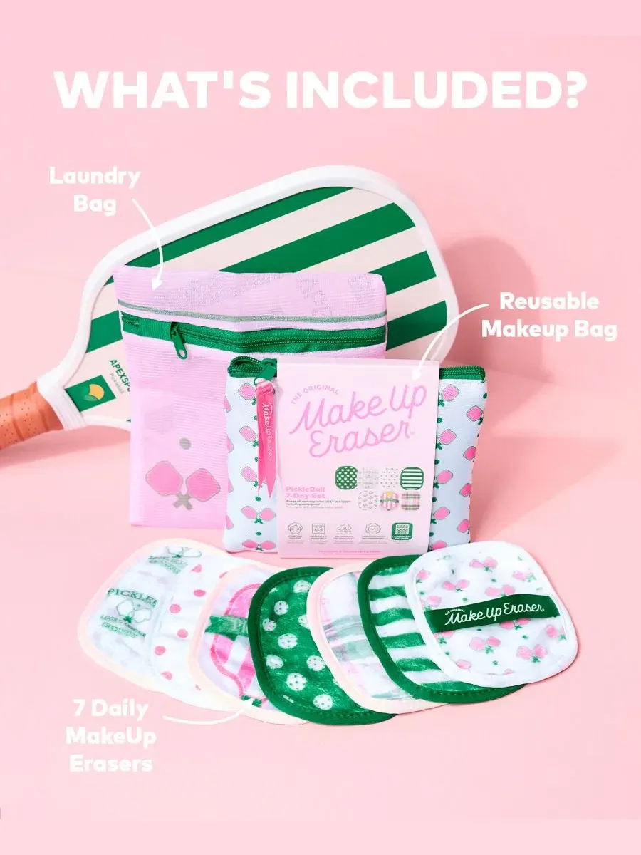 Набор Makeup Eraser — Многоразовых салфеток для снятия макияжа для игры в пиклбол (9 шт.) — изображение 8 из 12