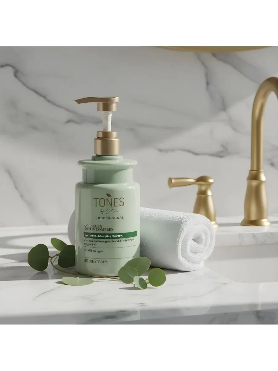 Шампунь с коллагеном и биотином, 500 мл, Collagen Biotin Complex Tones By CoCoa — изображение 3 из 6