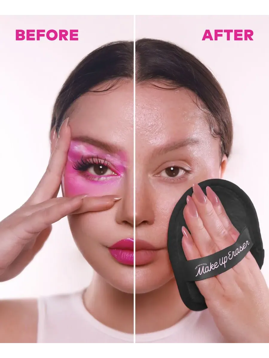 MakeUp Eraser Набор из 7 стильных черных салфеток для снятия макияжа — изображение 6 из 10
