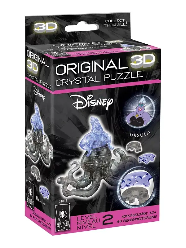 Набор 3D-пазлов Disney Ursula Crystal, 44 элемента Bepuzzled — изображение 2 из 4