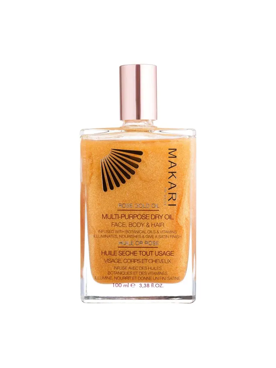 Makari OR Rose 24K Gold Многоцелевое сухое масло - 3,38 унции