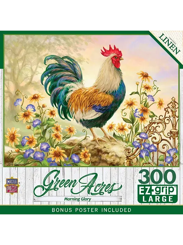 Пазл Masterpieces Green Acres Morning Glory из 300 деталей EZ Grip Masterpieces Puzzles