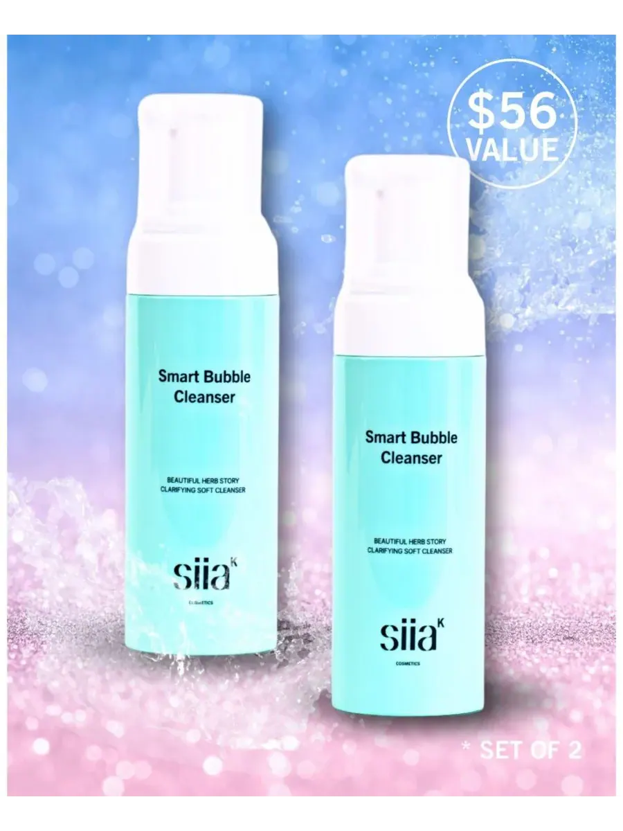 Набор SIIA Cosmetics — Из 2 умных пенок для умывания