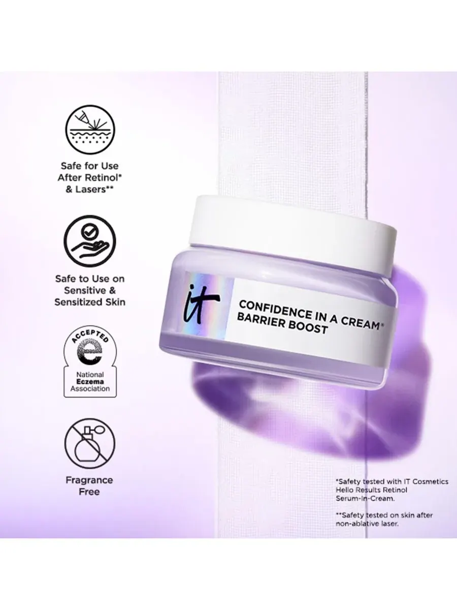 IT Cosmetics Крем для укрепления защитного барьера кожи Confidence In A Cream, 57 г — изображение 5 из 6