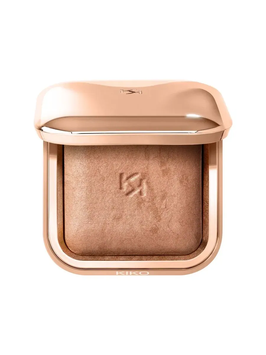 Компактный бронзер-пудра Silky Glow Baked Powder Bronzer KIKO Milano, 01 Warm Sienna
