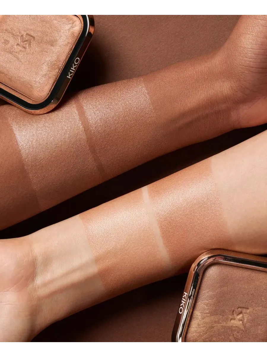 Компактная пудра-бронзер Silky Glow Baked, 0,30 унции (8,5 г) KIKO Milano, 02 Terracotta — изображение 4 из 4