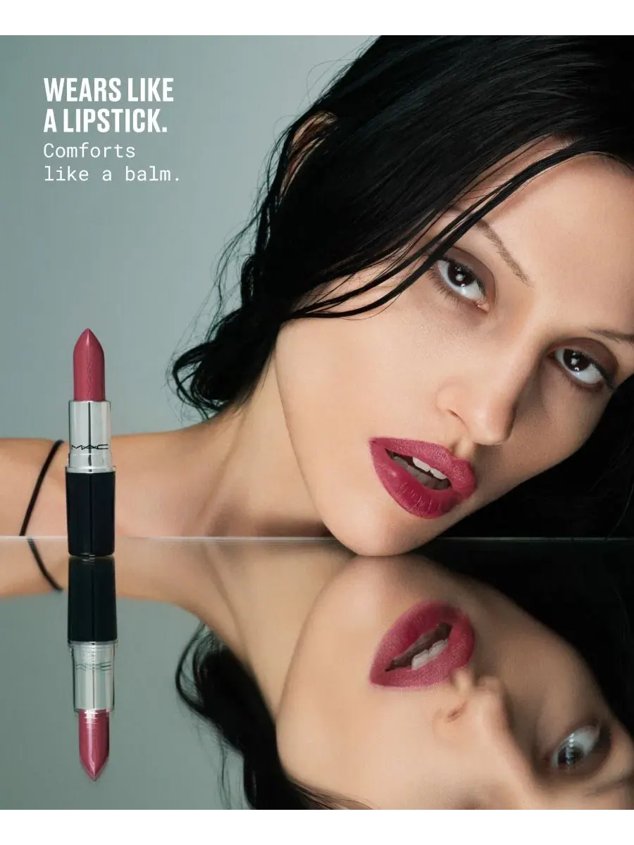 Помада Lustreglass Sheer-Shine Lipstick MAC, Figgy — изображение 5 из 6