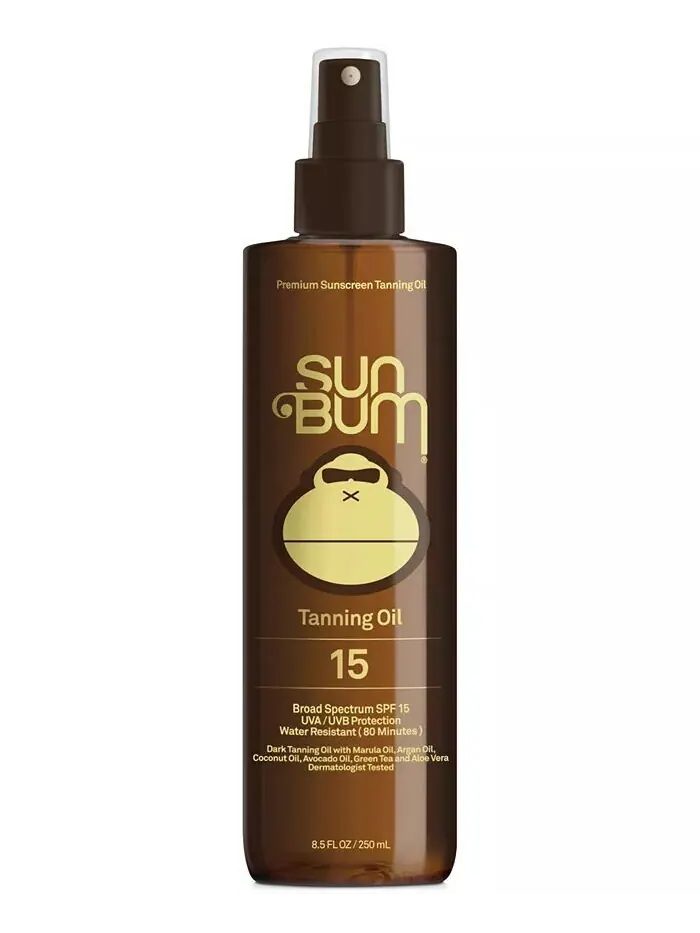 Масло для загара премиум-класса SPF 15, 8,5 унций Sun Bum