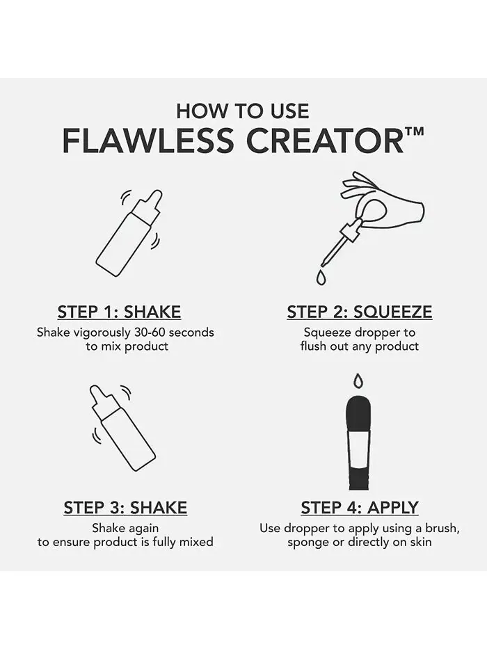Многофункциональная жидкая основа Flawless Creator, 1 унция Dermablend, цвет 50W — изображение 9 из 10