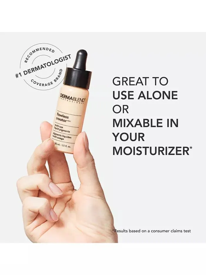 Многофункциональная жидкая основа Flawless Creator, 1 унция Dermablend, цвет 10N — изображение 10 из 10