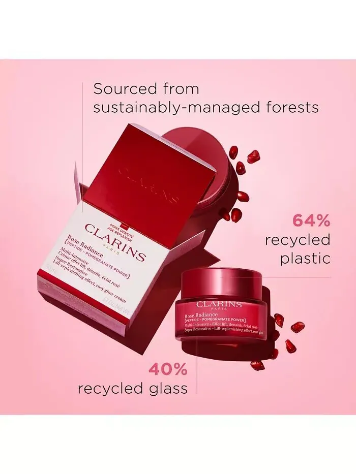 Эссенция Clarins — Супервосстанавливающий увлажняющий с пептидом Rose Radiance — изображение 4 из 11