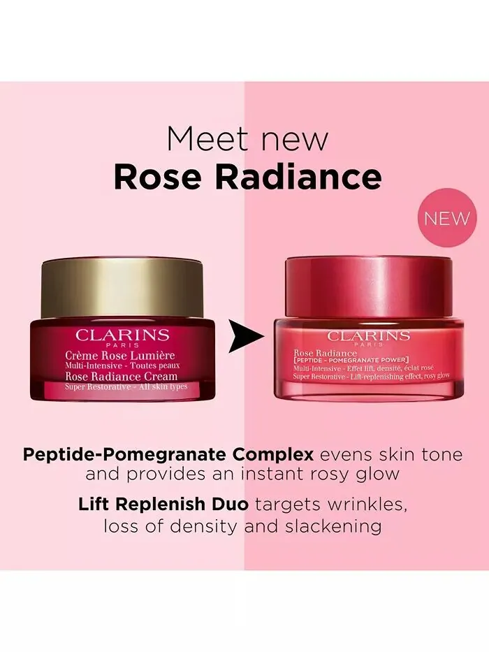 Эссенция Clarins — Супервосстанавливающий увлажняющий с пептидом Rose Radiance — изображение 5 из 11