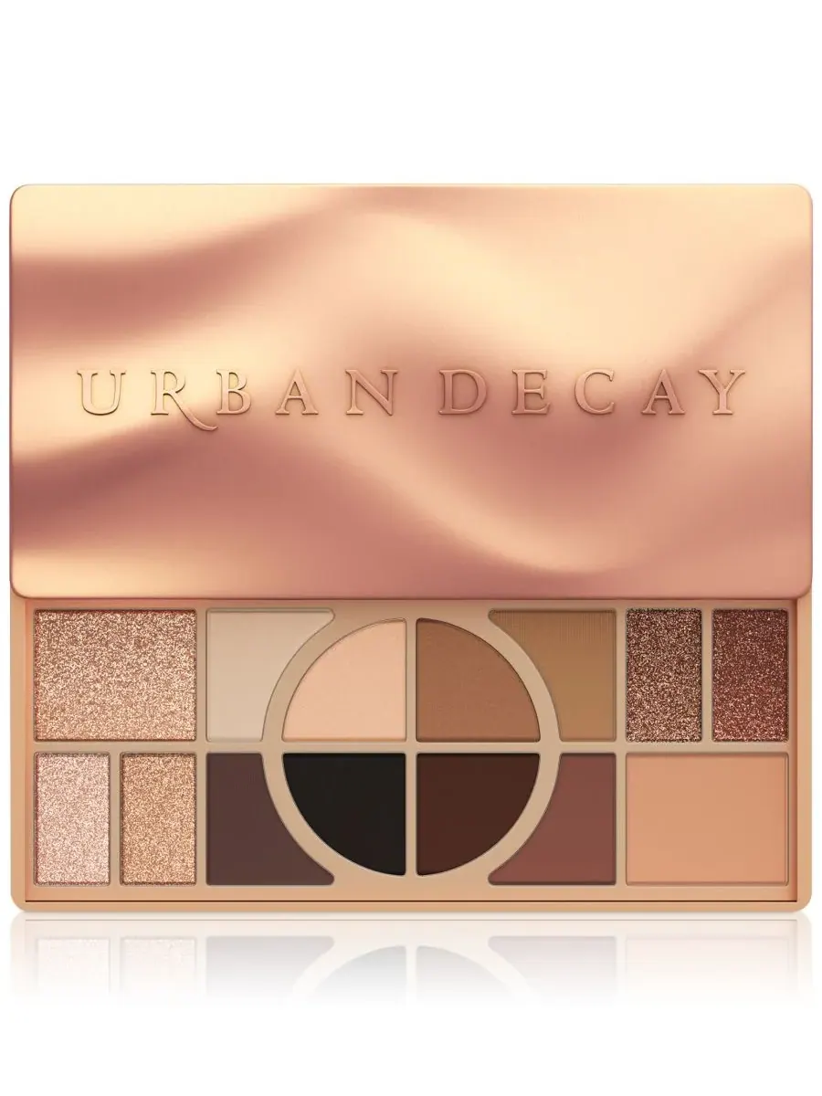 Палитра теней для глаз и лица Naked Warm-Toned Urban Decay, warm