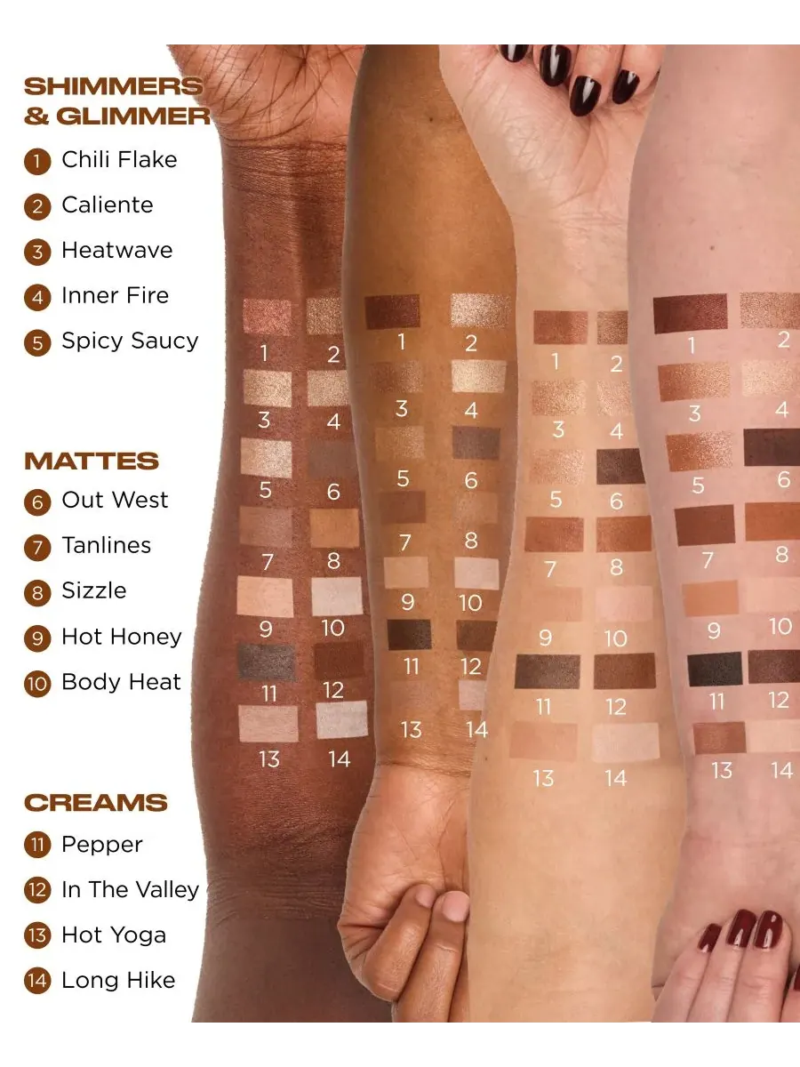 Палитра теней для глаз и лица Naked Warm-Toned Urban Decay, warm — изображение 5 из 8