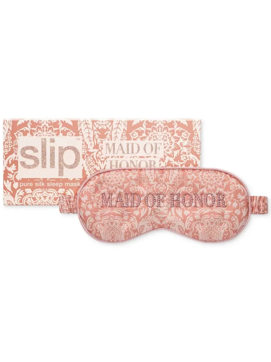 Маска для сна из шелка Pure Silk Bridal Collection Slip, Maid Of Ho