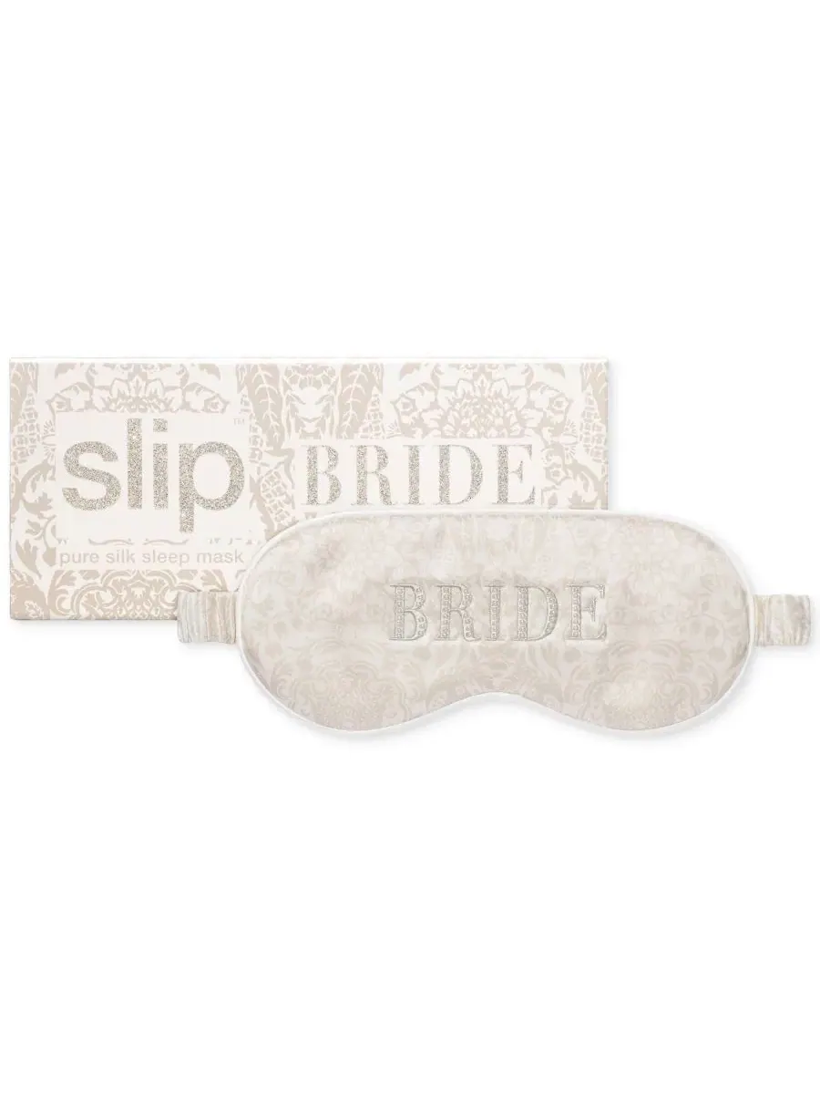Маска для сна из шелка Pure Silk Bridal Collection Sleeping Mask Slip, Bride