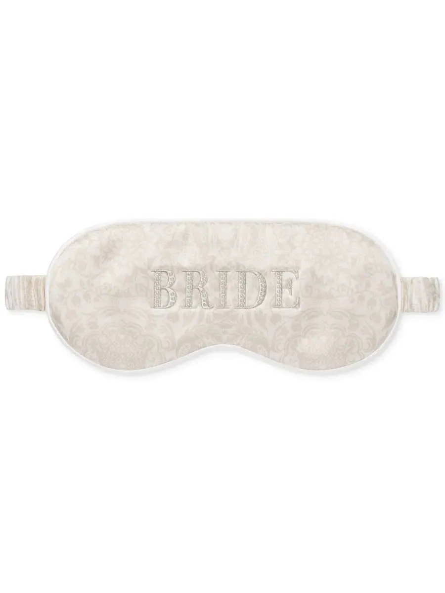 Маска для сна из шелка Pure Silk Bridal Collection Sleeping Mask Slip, Bride — изображение 2 из 9