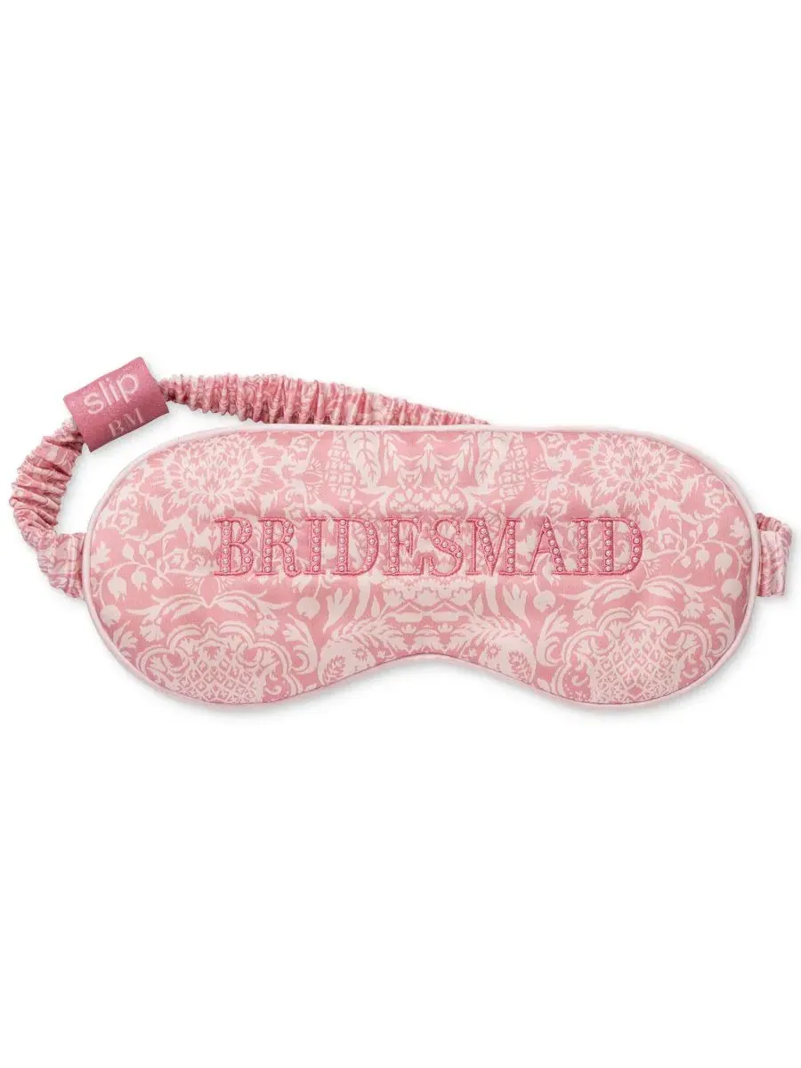 Маска для сна из чистого шелка, Bridesmaid Slip — изображение 3 из 14