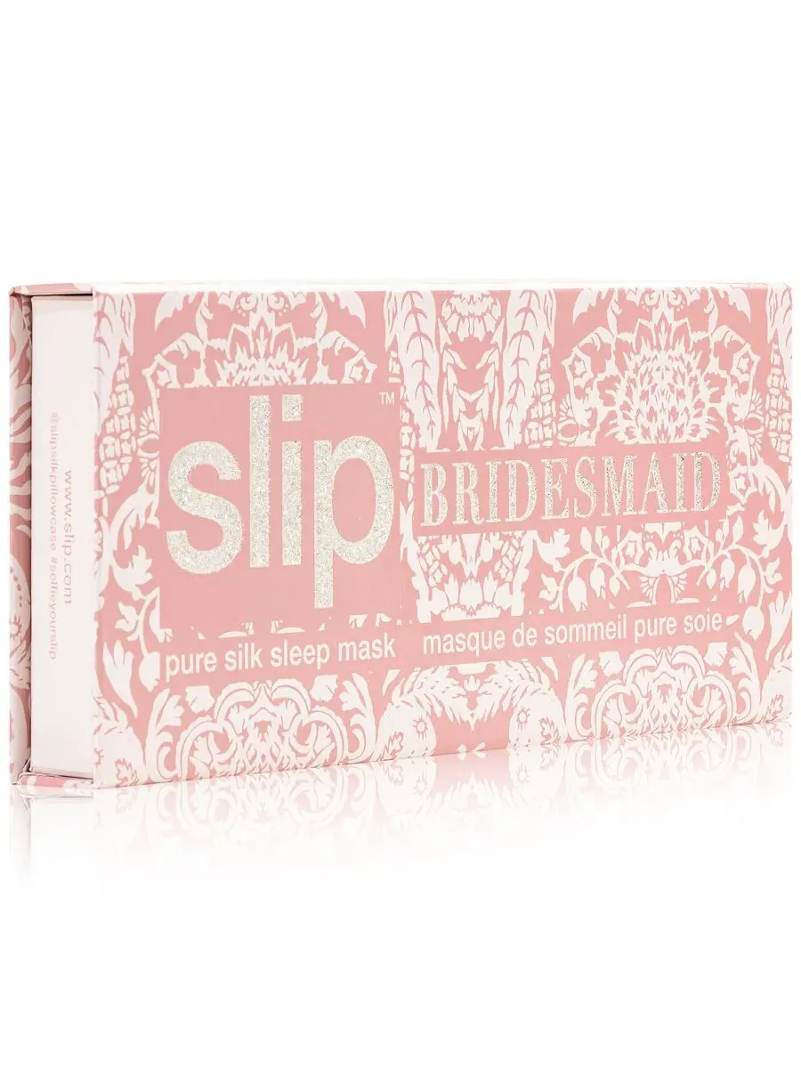 Маска для сна из чистого шелка, Bridesmaid Slip — изображение 4 из 14
