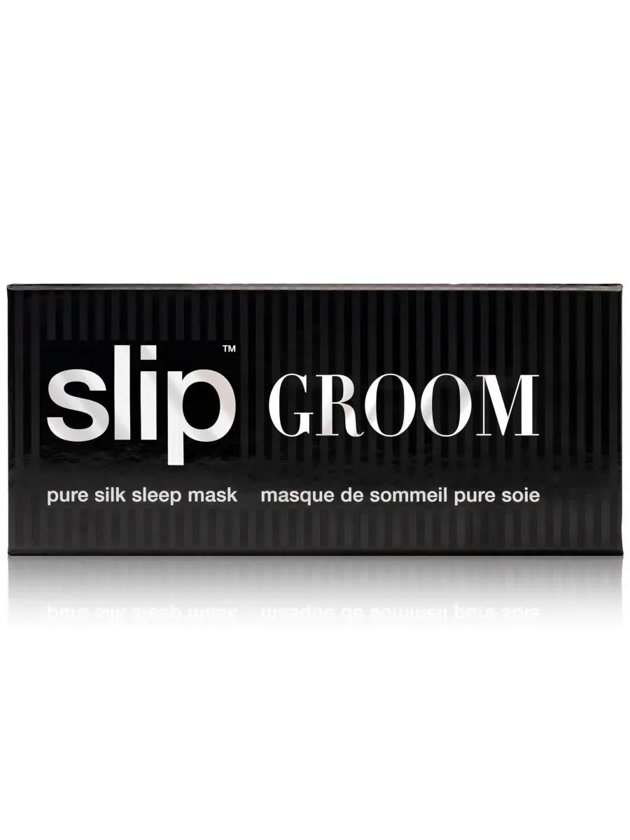 Маска для сна из шелка Pure Silk Bridal Collection Sleeping Mask Slip, Groom — изображение 5 из 15