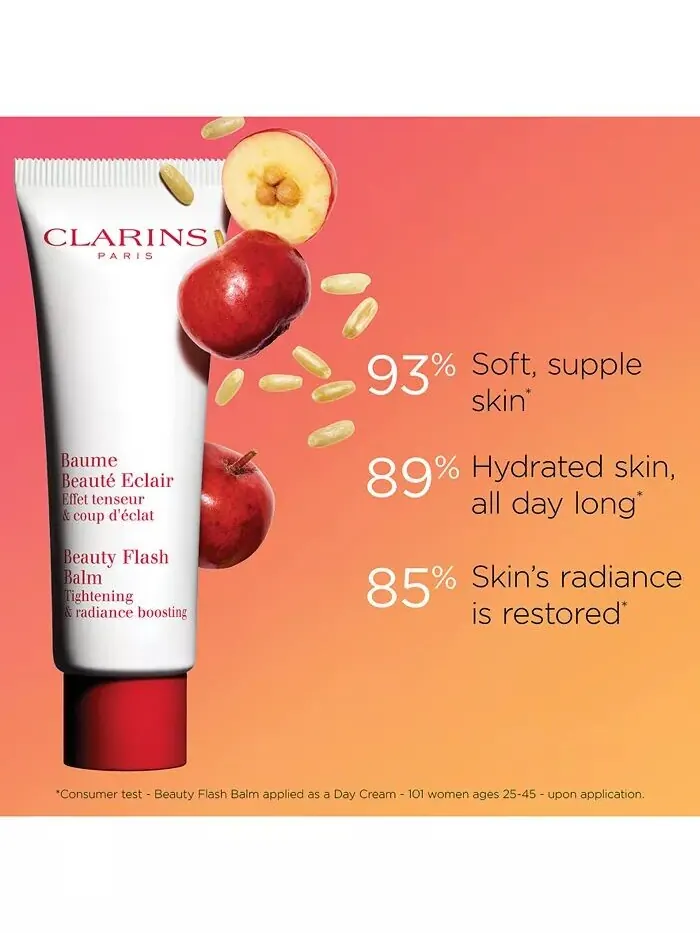 Маска для лица Clarins — Бальзам Beauty Flash, праймер, усилитель сияния — изображение 3 из 6