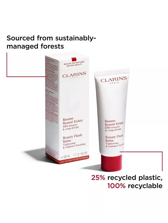 Маска для лица Clarins — Бальзам Beauty Flash, праймер, усилитель сияния — изображение 4 из 6