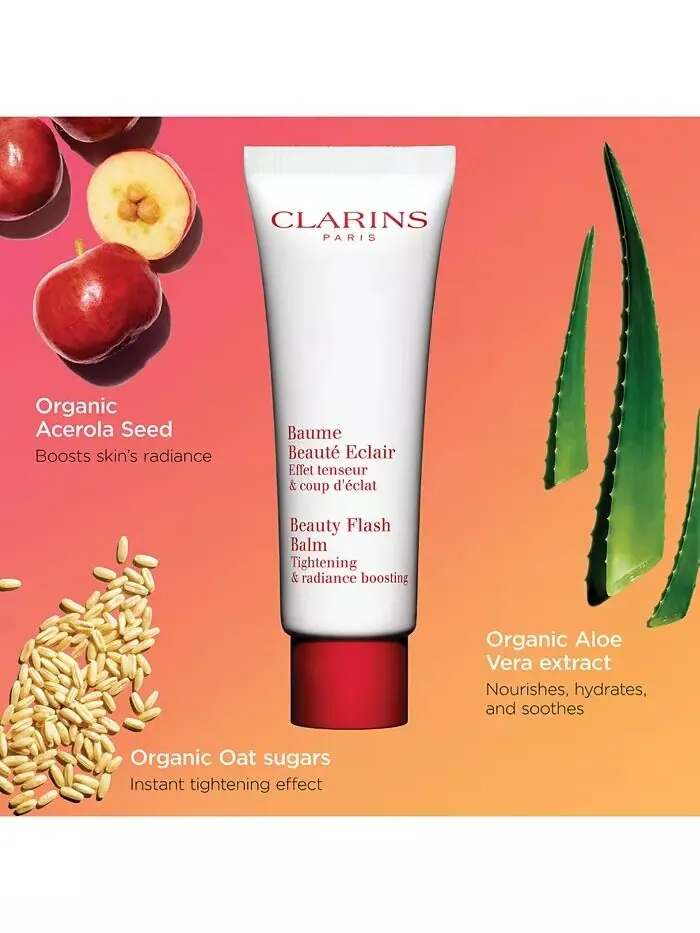 Маска для лица Clarins — Бальзам Beauty Flash, праймер, усилитель сияния — изображение 5 из 6