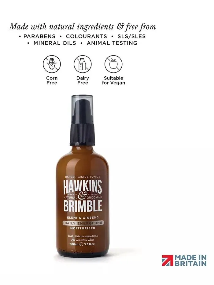 Крем для лица Hawkins & Brimble — Ежедневный бодрящий увлажняющий — изображение 3 из 8