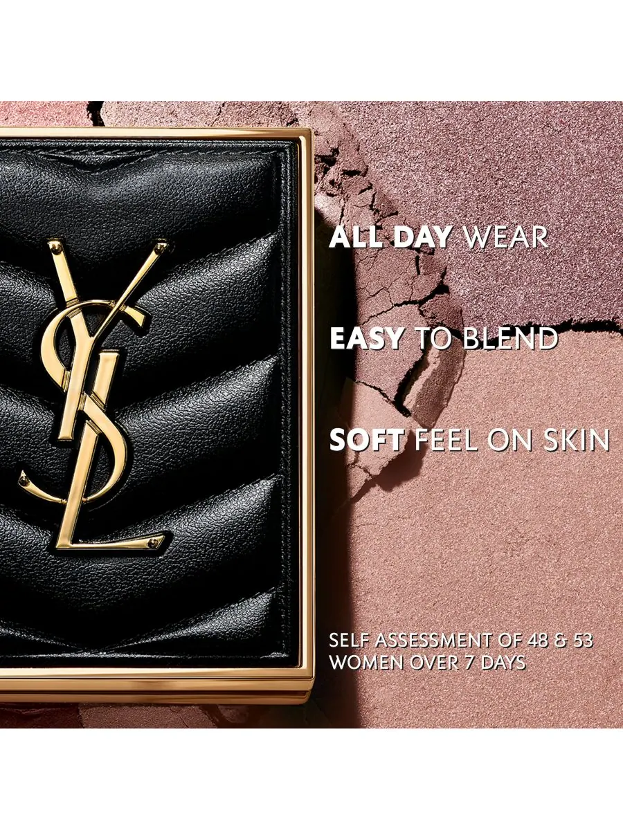 Мини-клатч для теней Couture Yves Saint Laurent, цвет 400 babylone roses - cool rosy — изображение 6 из 8