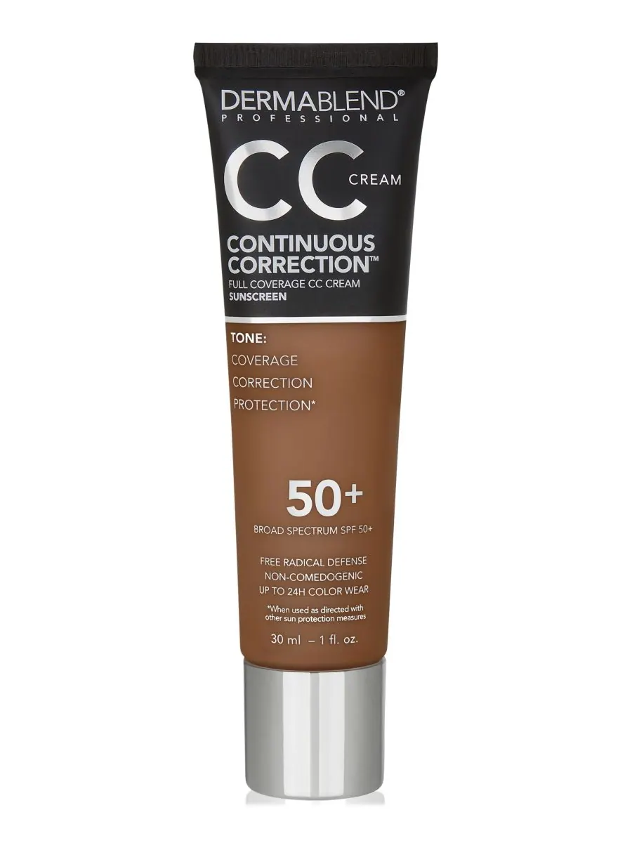 Коррекционный CC-крем с SPF 50 Dermablend, цвет 85n — без цвета