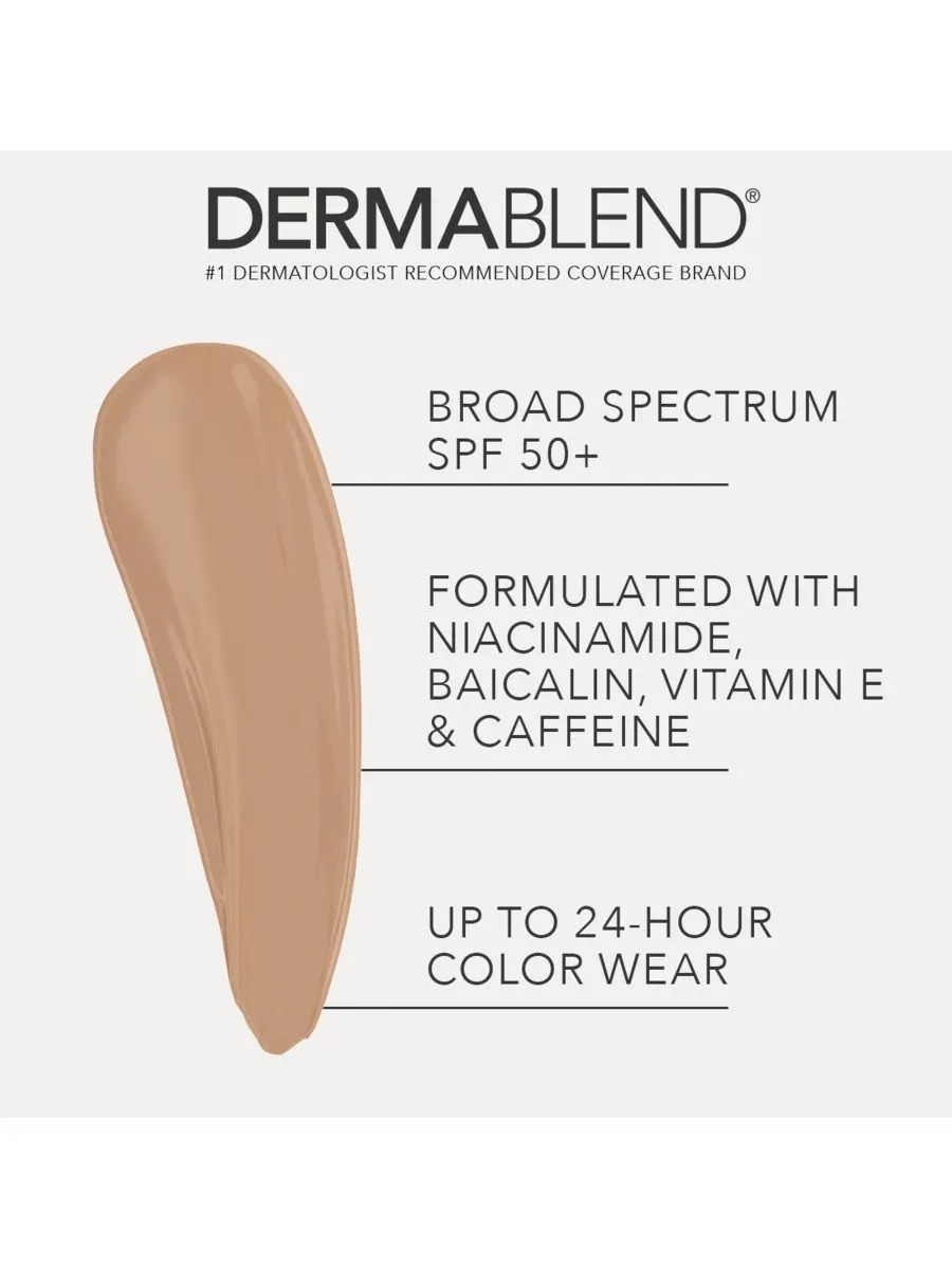 Коррекционный CC-крем с SPF 50 Dermablend, цвет 35n — изображение 4 из 6
