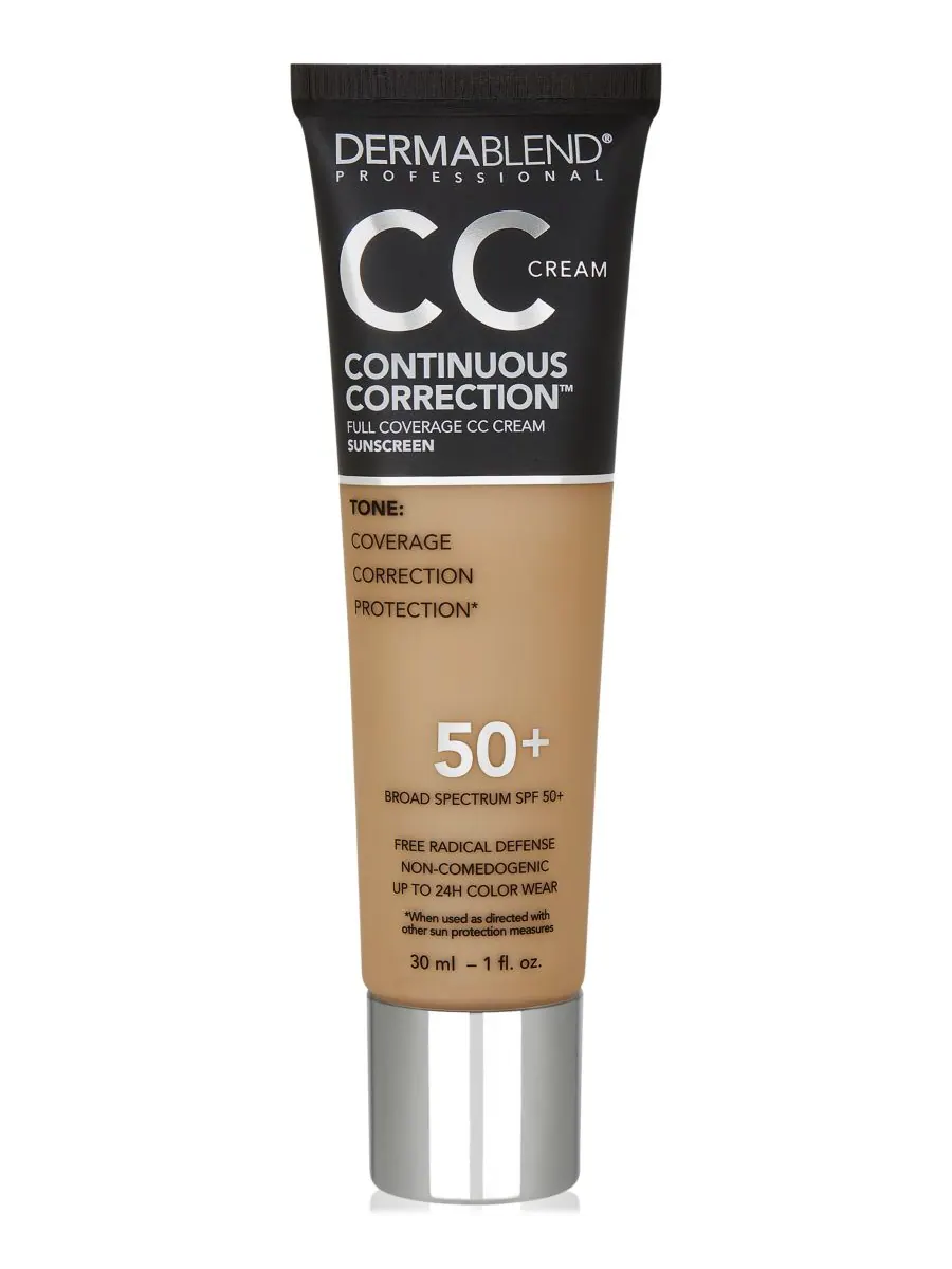 Коррекционный CC-крем с SPF 50 Dermablend, цвет 45n — без цвета