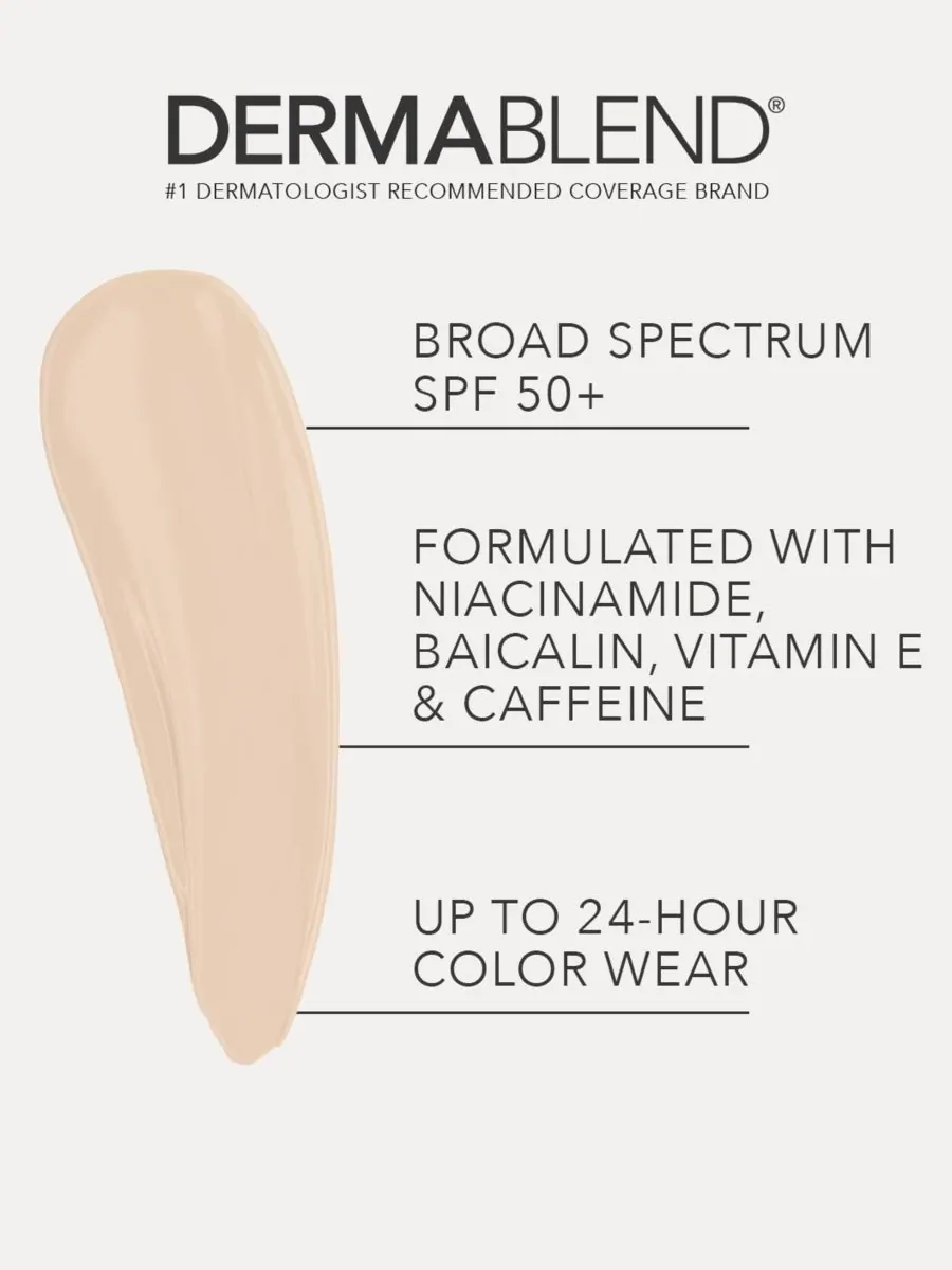 Коррекционный CC-крем с SPF 50 Dermablend, цвет 10n — изображение 4 из 6