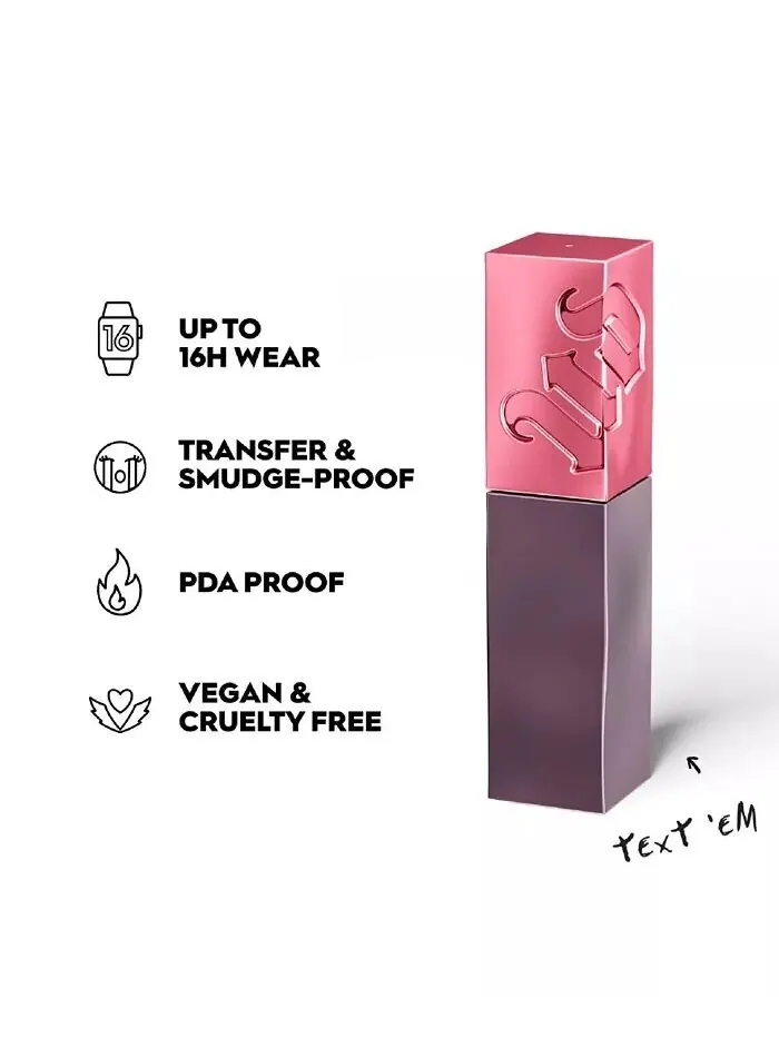 Жидкая губная помада Vice Lip Bond Longwear Urban Decay, цвет Text 'Em — изображение 4 из 6